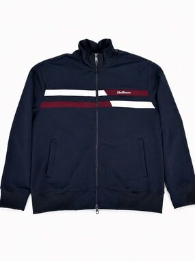 Ben Sherman Retro Track Jacket Mod Stripe Zip Up Size L